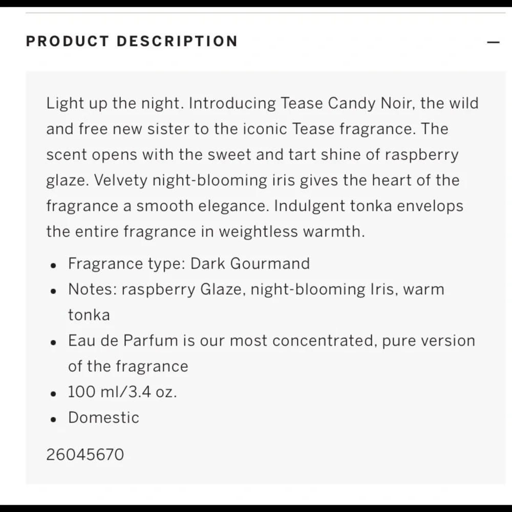 VS tease candy noir eau de parfum - Picture 3 of 3